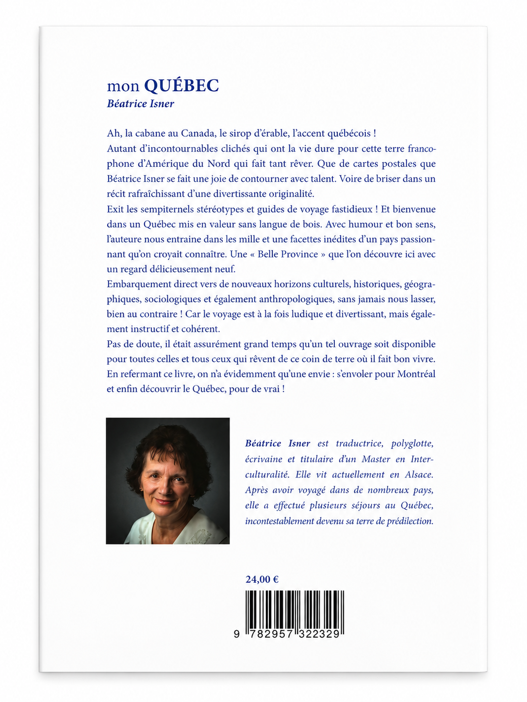 Livre - Mon Québec - Béatrice Isner